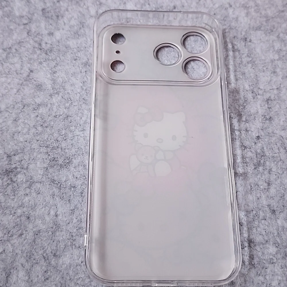 Brand new Apple IPhone 17 Pro Max Hello Kitty Silicone Phone case